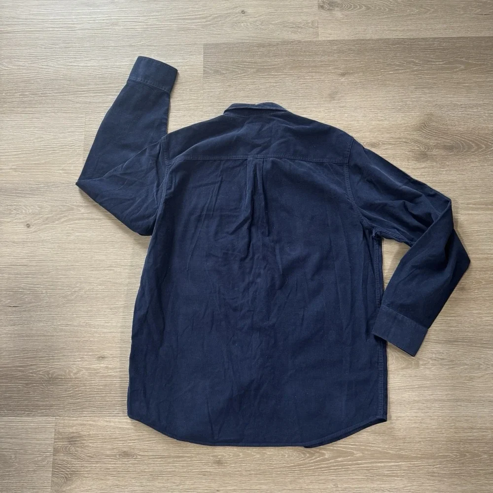 Tommy Bahama Blue Island Crafted Modern Fit L/S Button Up Corduroy Shirt Size L